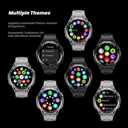 2025 AGPS New Men Smart Watch DIgital Military Sport Electronic Bluetooth 10 ATM Waterproof Diving Original Bracelet