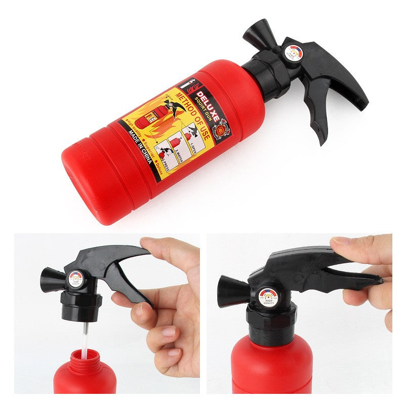 Toddler Firefighter Costume Halloween Role Play Set with Water Gun, Walkie Talkie, Compass Whistle, Party Birthday Gift