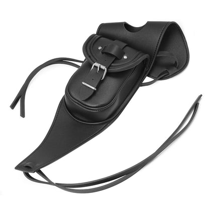 Capa para Painel de Tanque de Combustível de Couro PU Preto para Motocicleta, Almofada de Proteção, Bolsa para Harley Sportster Iron 883 1200 XL Universal