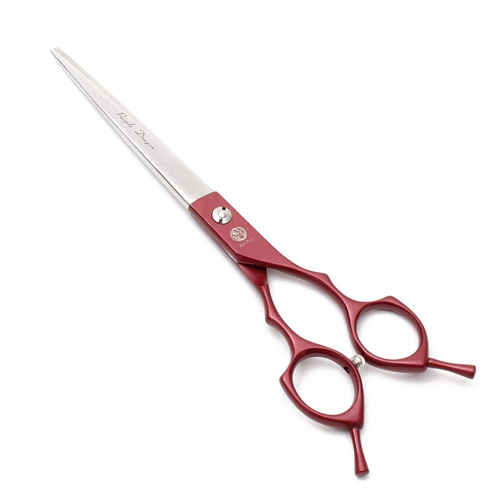 Purple Dragon 6.5" 7" Japão 440C Tesouras de Tosa para Cães Tesouras Retas Tesouras Desbastadoras Tesouras Curvas para Cima/Baixo Tesouras para Animais de Estimação Z4009