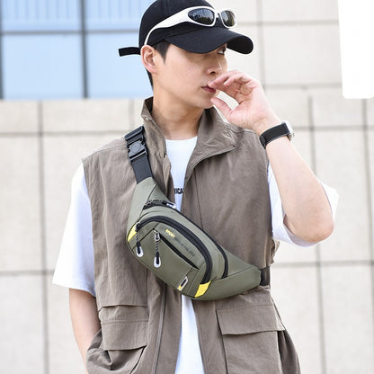 Unisex Mobile Waist Bag - Large Capacity, Water-Resistant, Durable for Work & Travel, Fashion Crossbody Pack Sports Bag