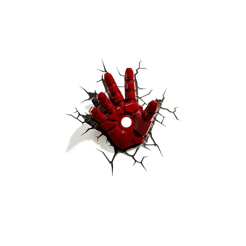 3D Wall Breaking Iron Man, Captain America, Decoration Cute Cartoon Stickers Waterproof Stickers For DIY Scrapbooking,