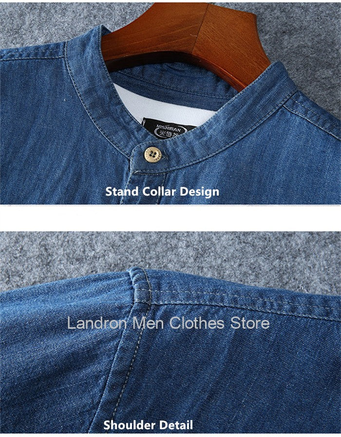 Denim Shirts Men Cotton Short Sleeve Summer Casual Jeans PLus Size 5XL 6XL 7XL Big Thin Boys Loose Blouse 8XL Man Male Camisa