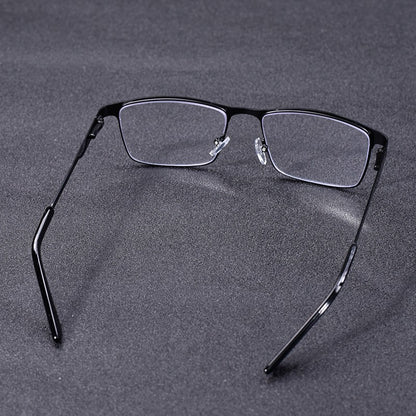 High Quality Stainless steel Reading Glasses Men Women Fashion Presbyopic Eyeglasses Business Hyperopia Anti Blue Light Eyewear1