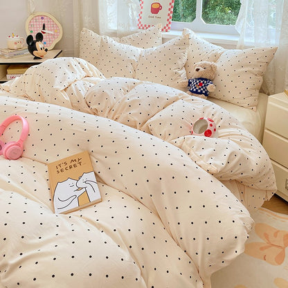 Pre-Washed Microfiber Duvet Cover Set with 2 Pillowcases - Ultra Soft Wrinkle-Resistant Bedding Set, Hypoallergenic & Breathable