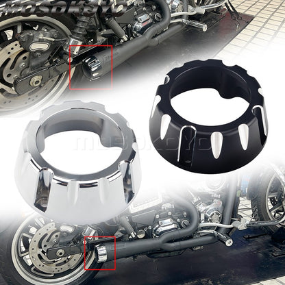 Exhaust Tips Muffler Pipe Plug Cover For Two Brother Harley Dyna Super Glide FXD Low Rider FXDL Street Bob FXDB FXDBB Softail