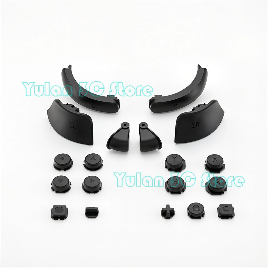 Joycon 2 Solid Color / Transparent Custom DIY Replacement Full Set Buttons for Nintendo Switch 2 Joy Con Controller Accessories