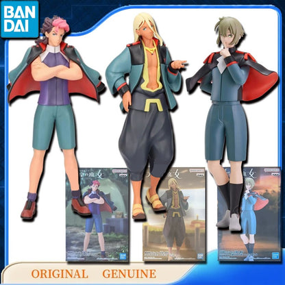 Bandai Original Genuíno BANPRESTO SULETTA CHUATURY NIKA MIORINE ELAN GUEL Qposket Bonecos de Ação de Anime Brinquedos de Presente Enfeites de Modelo