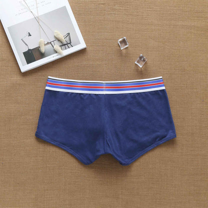 Men's fashion super cool European and American pure cotton boxers student youth underpants