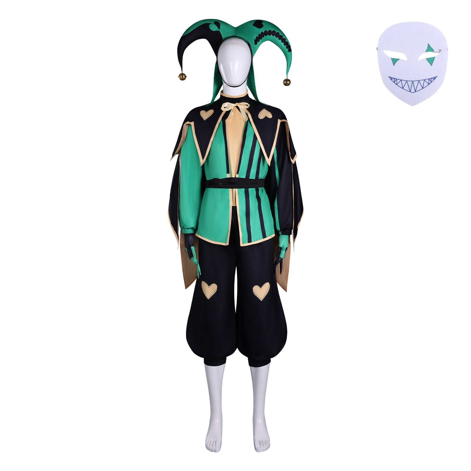 Hazbin Hotel Fizzarolli Cosplay Costume The Amazing Digital Circus Pomni Pierrot Harlequin Clown Outfit Halloween Party Costume