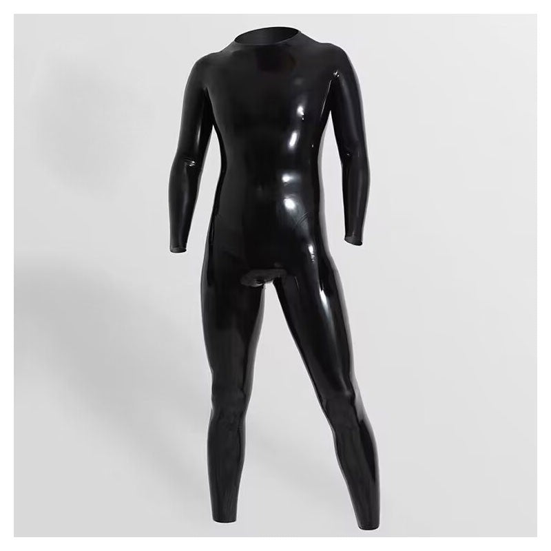 Sexy Hot Selling Natural Latex Catsuits Tights For Men And Women Customized Rubber Fetish Latex Catsuit  Full Body