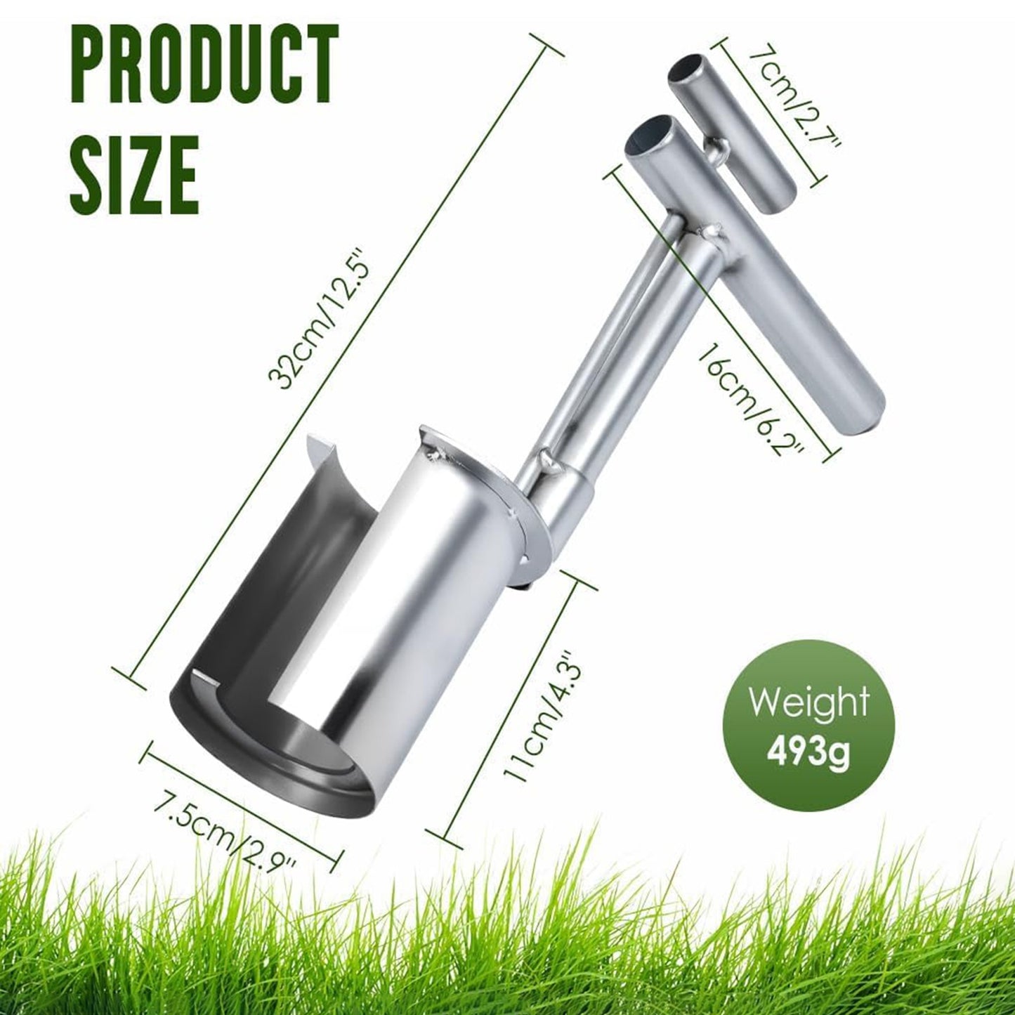 1Pc Seedling Transplanter Stainless Steel Seeds For Plants And Fruit Trees Are Convenient For Transplanting Gardening Tools