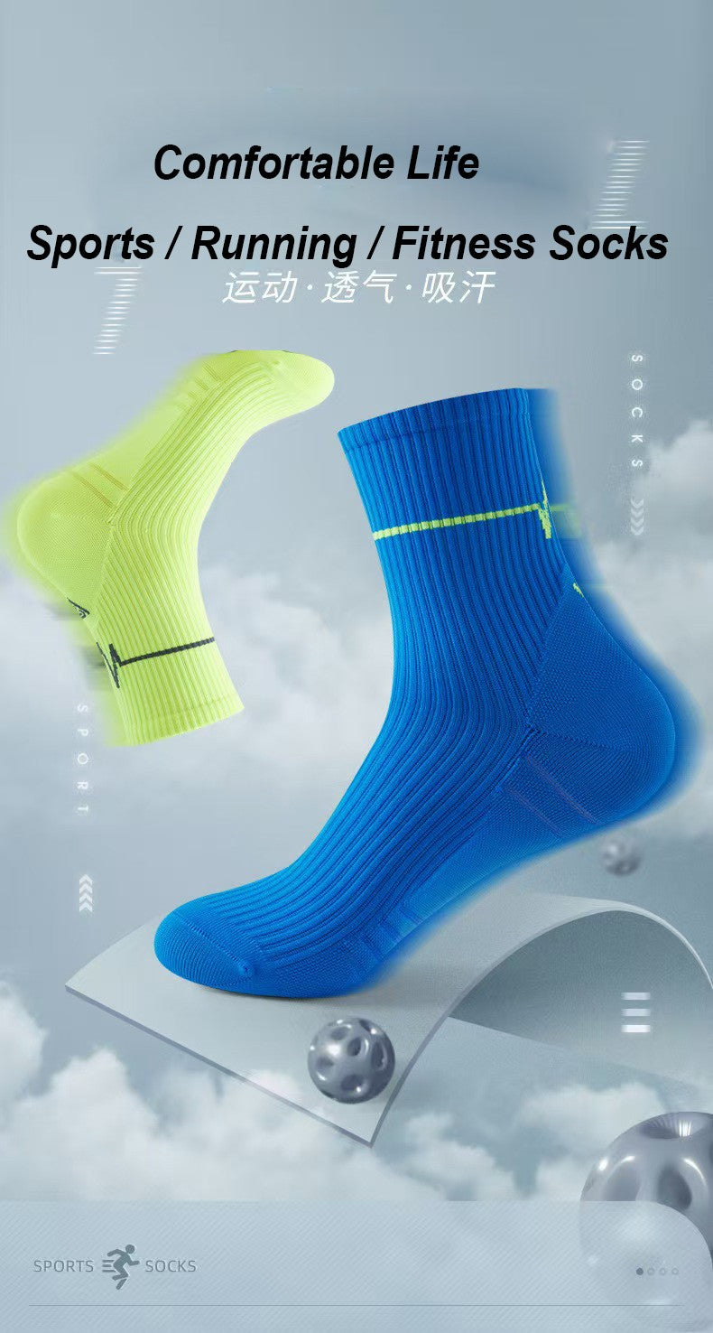 1/3Pair Professional Running Socks Men's Women Marathon Whiteline Cycling Socks Men Lady Sport Running Sports Socks