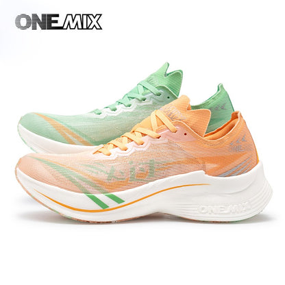 ONEMIX New Marathon Carbon Plate Running Racing Shoes Men Professional Stable Support Shock-relief Ultra-light Rebound Sneakers