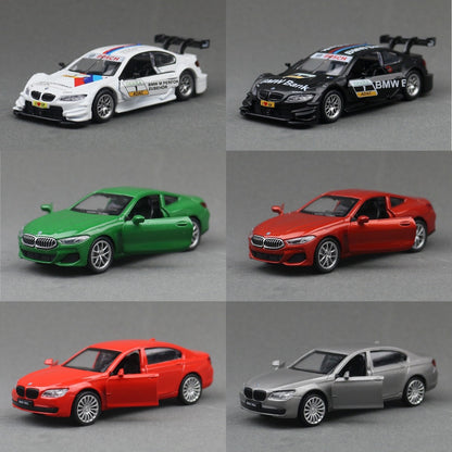 MSZ 1/43 BMW M3 M4 X6 X7 Mini Cooper SUV Carro Esportivo de Corrida Brinquedo Modelo Diecast Metal Miniatura Coleção de Fricção Presente Infantil