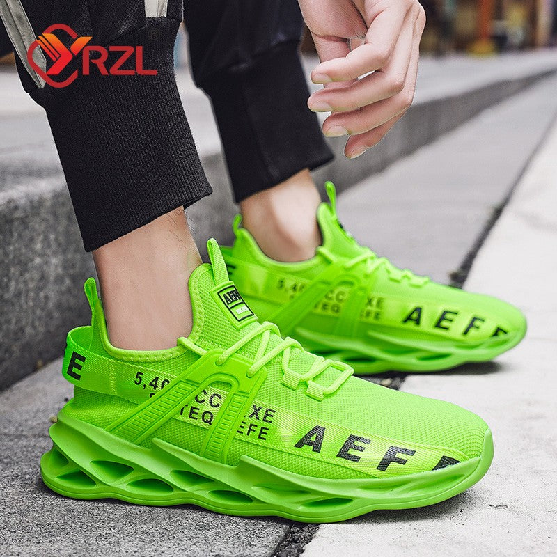 Tênis Masculino YRZL Calçados Masculinos Tênis Designer de Luxo Sapatos Masculinos Casuais Plataforma Antiderrapante Tênis de Corrida Masculino