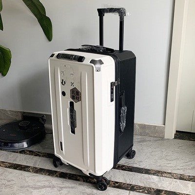 KLQDZMS High Quality Luggage Oversized Capacity Trolley Case PC Code Cart Type Travel Bag Universal Wheel Rolling Suitcase