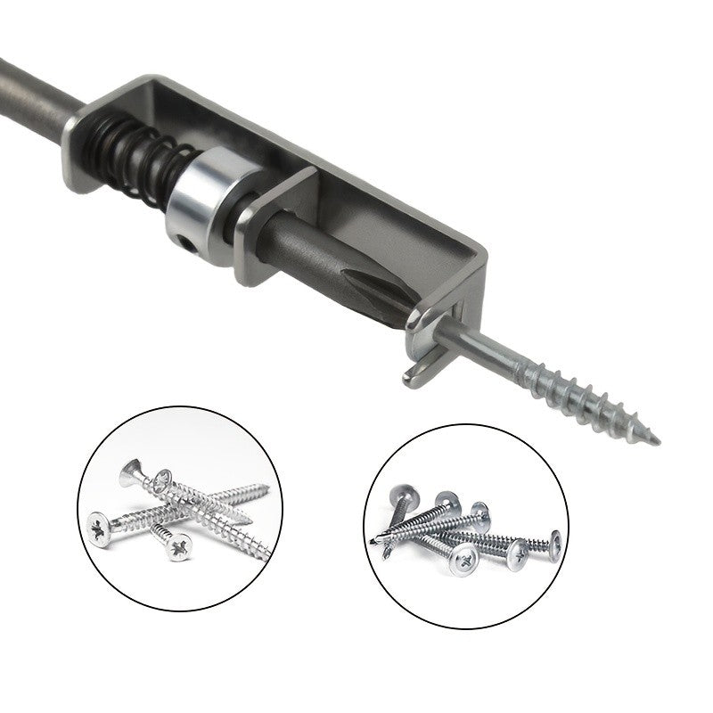 1/2 Peças Porta-Parafusos Magnético com Mola Anti-Queda Bit Ergonômico Operação com Uma Mão para Eletricistas Mecânicos Ferramentas Elétricas DIY