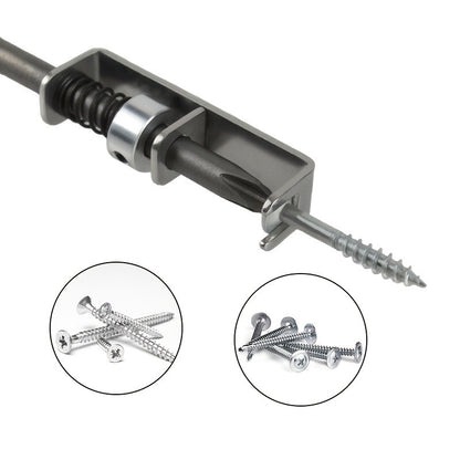 1/2 Peças Porta-Parafusos Magnético com Mola Anti-Queda Bit Ergonômico Operação com Uma Mão para Eletricistas Mecânicos Ferramentas Elétricas DIY