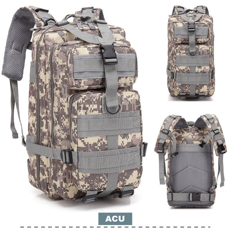 Mochila Tática Militar de 30L em Nylon 900D Impermeável para Esportes ao Ar Livre, Acampamento, Caminhada, Trekking, Pesca e Caça