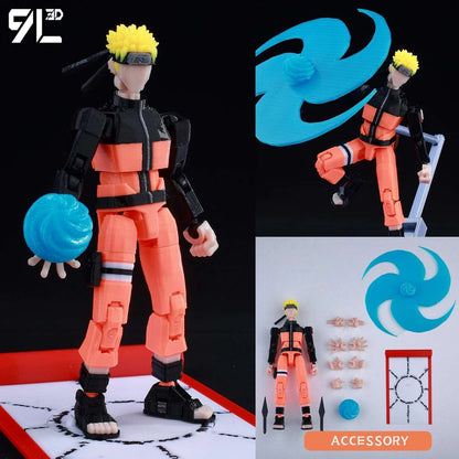 9L3D Lucky13 Titan 13 Ichigo Kurosaki Anime Action Figure Dummy 13 Espada Posável Máscara Oca Modelo Decoração Surpresa de Aniversário