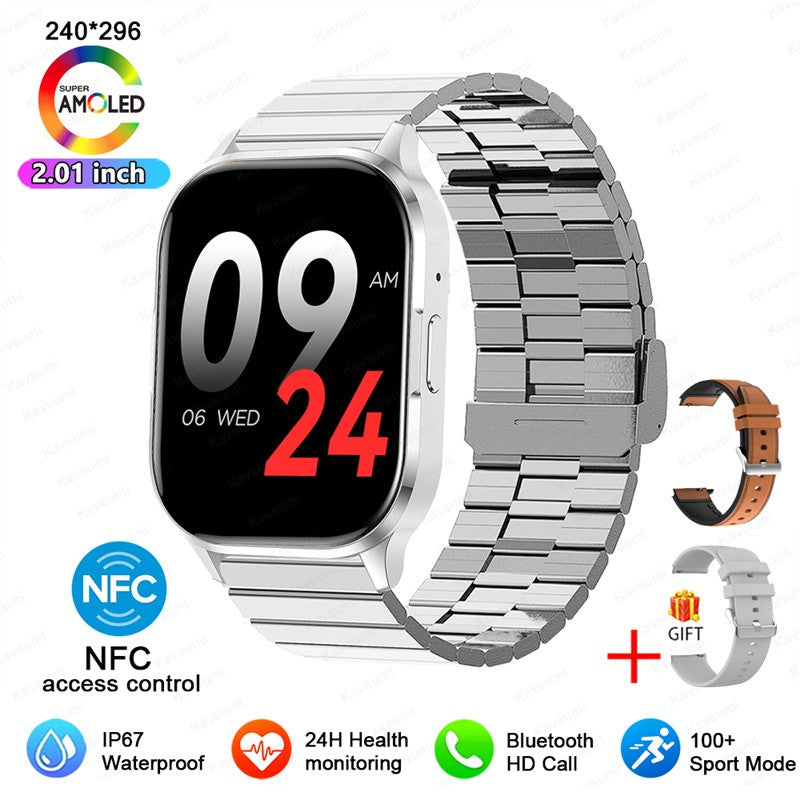 Smartwatch Ultrafino Masculino Feminino Tela Sempre Ativa Pulseira Esportiva Chamada Bluetooth Fashion Smartwatch Saúde Mostrador Personalizado