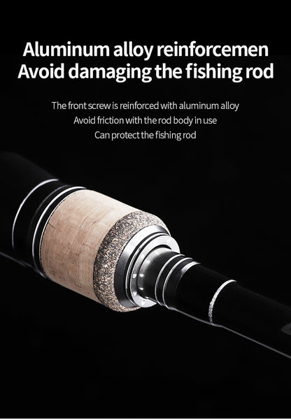 Vara de Pesca LINNHUE TS Fuji Guide Lure Rod 1.68-2.7m 2/3 Seções Fibra de Carbono Leve Vara de Spinning Vara de Baitcasting Haste de Presente Capa de Vara