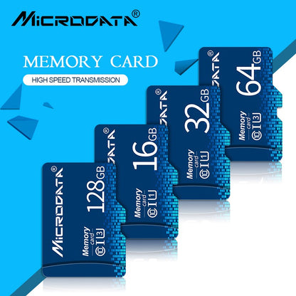 Cartões de Memória Micro TF Card 8 16 32 64 128 256GB Classe 10 de Alta Velocidade Flash MicroCard 32GB 64GB 128GB 256GB para Adaptador de Smartphone