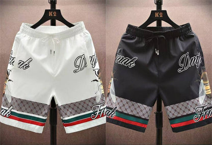 New Loose, Casual and Comfortable Men's Shorts for Summer 2025, Fashionable Men's Beach Pants, Quick-drying Downhill Motorcycles