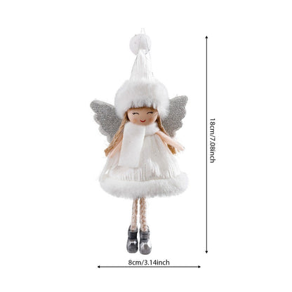 2024 New Year Gift Cute Christmas Angel Doll Xmas Tree Ornament Noel Deco Christmas Decoration for Home Natal Navidad 2023 Decor