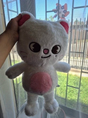 Urso de Pelúcia Skzoo de 60cm, Tamanho Grande, Kpop Stray Kids, Boneca de Pelúcia, Brinquedos de Pelúcia de Desenho Animado Kawaii, Travesseiro de Pelúcia, Presente de Natal Infantil