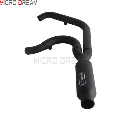 For Harley Softail Low Rider ST FXLRST 117 2025-26 Full Complete Exhaust System Swept-up Muffler Motorcycle Exhaust Pipes 2-In-1