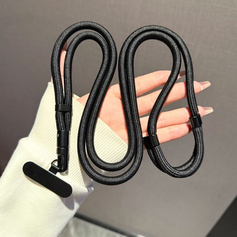 Alça Ajustável para Celular Cordão para Celular a Tiracolo Cordões de Pescoço com Patch para iPhone Corda de Suspensão para Celular