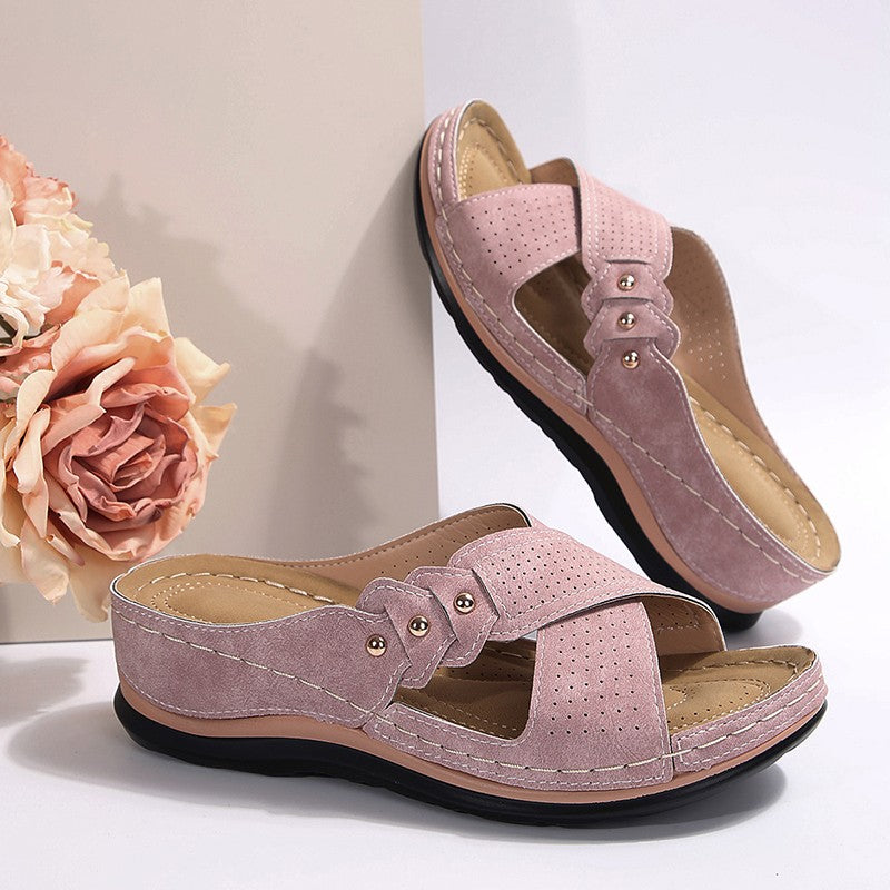 Shoes Sandals Women Summer Open Toe Sandals Woman Casual Women's Sandals Plus Size Ladies Shoes Slip On Female Footwear Slipper