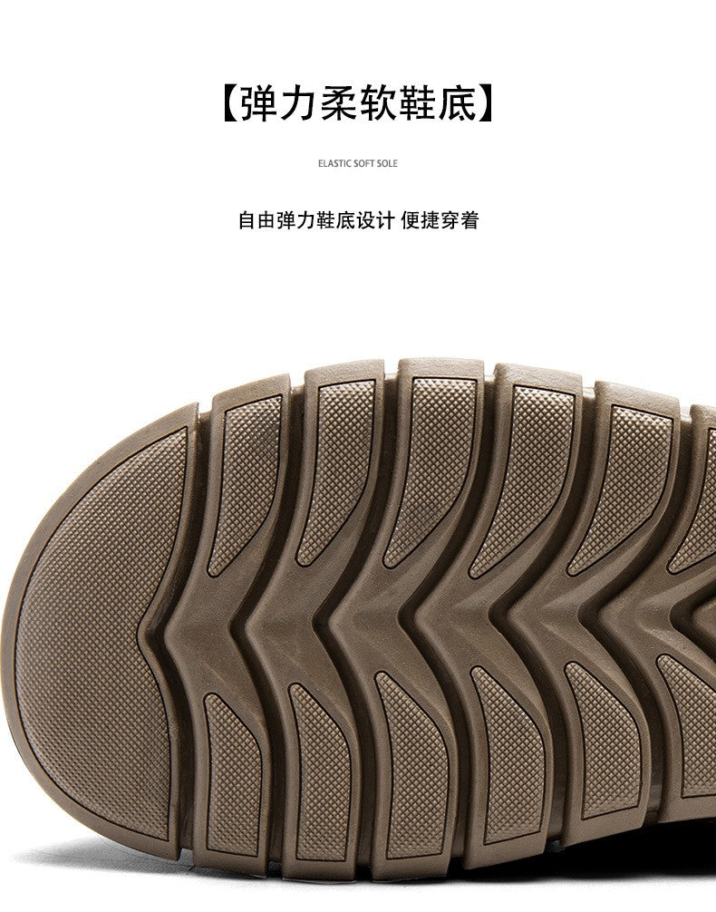 Men Handmade Genuine Leather Loafers Casual Comfortable High Quality Retro Business Shoes Spring and Autumn Men's Dress Shoes