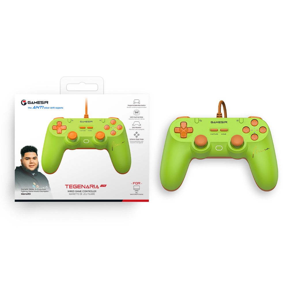 GameSir Tegenaria Lite Wired Switch Controller, Near-Zero Latency, Anti-Drift Joysticks, 2 Back Buttons for Nintendo Switch 2 PC