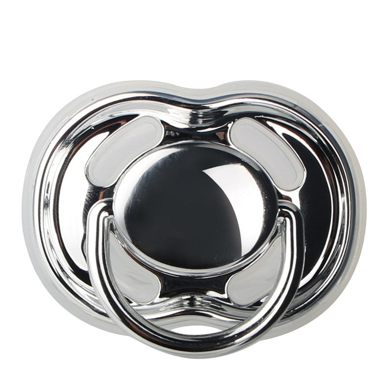 MIYOCAR BPA free CPSIA/CPSC PASS gold sliver pacifier with box set ideal gift for baby unique in the world bling pacifier