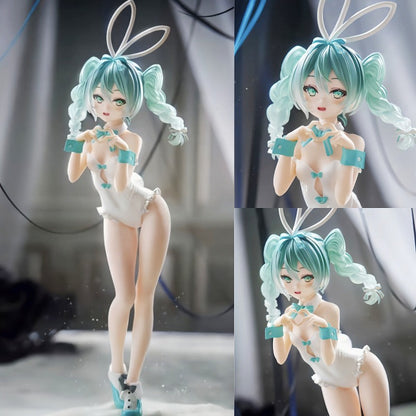 Hatsune Miku Figura Anime Menina Modelo Decoração de Mesa Boneca Colecionável Presente para Fãs Estátua Vocaloid Japonesa Kawaii Otaku