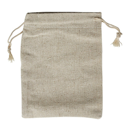 5-10Pcs/Lot Natural Linen Burlap Bags Jute Gift Bag Drawstring Gift Bags Ornament Pouch Cosmetic Washing Storage Candy Party Bag