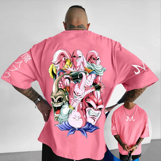 Dragon Ball 2025 Authentic Licensed T-Shirt - Son Goku Graphic Oversized Retro Tee, Comfortable Unisex Cotton for Fans