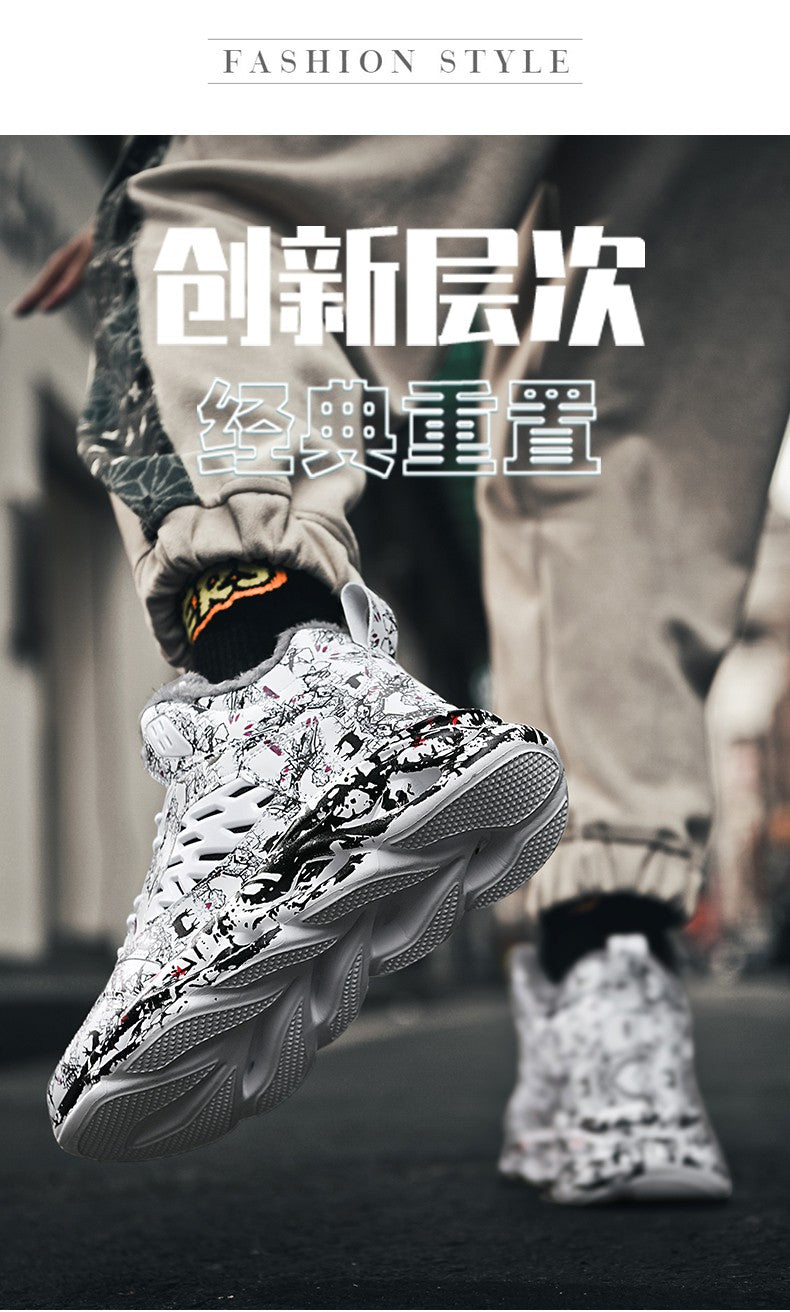 men boots 2023 New Winter Slippers Warm Men Shoes Waterproof Non-Slip Plush Sneakers Male tenis shoes Boots Men Sneakers Winter