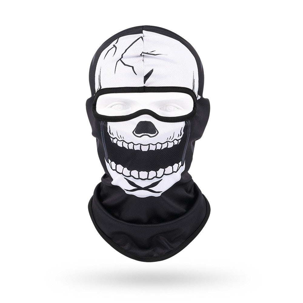 Quick-Dry Skull Face Mask - Breathable Sun Protection for Cycling & Outdoor Sports