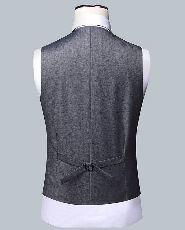 Men's Solid Color Business Suit 2025 High Quality Fashion Banquet Wedding Trend Groom Best Man Single 3/2/1
