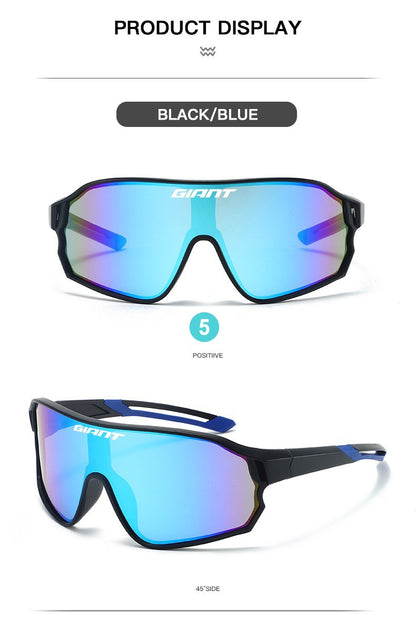 Óculos de Ciclismo Top Seller GIANT UV400 Anti-embaciamento Lentes REVO Nitidez HD Certificação CE/ANSI Design Cateye Bicicleta de Montanha/Estrada para homem e mulher