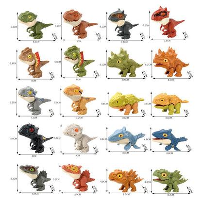 Caixa Surpresa Engraçada de Dinossauro Que Morde o Dedo, Brinquedo Infantil, Modelo de Animal de Desenho Animado, Presente para Meninos, Dinossauro de Simulação por Atacado