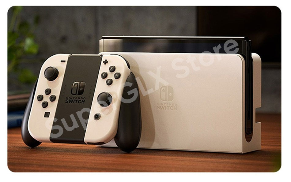 Original Nintendo Switch OLED Model White set Vivid 7” OLED screen 64 GB internal storage Wide adjustable stand