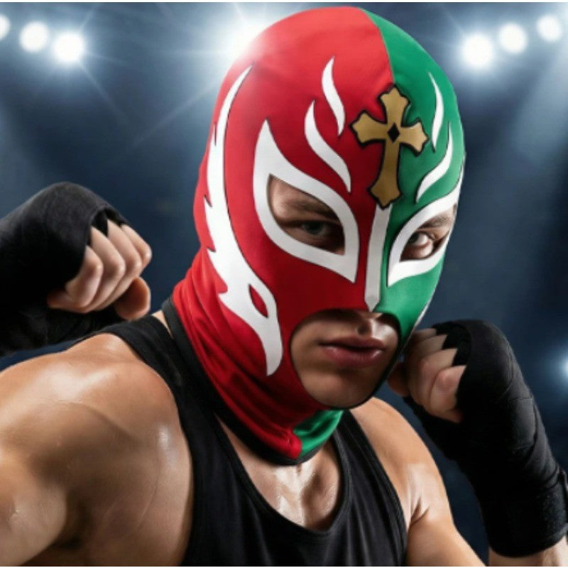 @ Mask Elastic Milk Silk Mask Lycra Fabric Print Halloween Party Dress Up Costume Party MaskBoxing Mask Wrestling