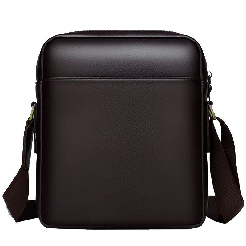 Men's shoulder bag, essential for business work, comes in large and small designs, simple crossbody bag