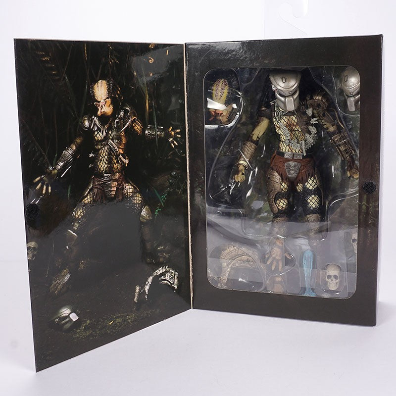 Filme Clássico NECA Ultimate Series Predador 7" Caçador da Selva vs Ovos Alienígenas PVC Boneco Articulado Colecionável