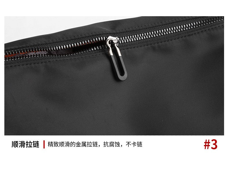 Men's Trendy Messenger Shoulder Bag Student Sports Waterproof Crossbody Sling Bags Leisure Design for Outdoor Solid Lightweight